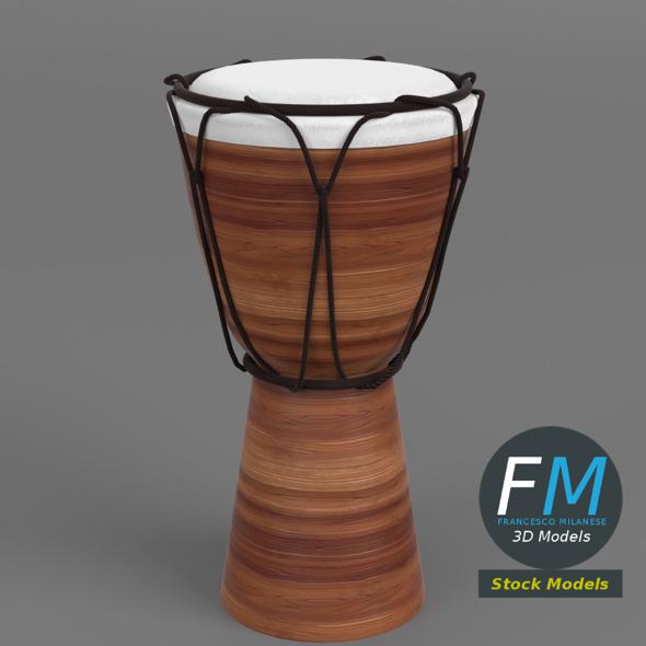 Djembe bongo drum - 3Docean 20529432