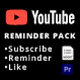 Youtube Subscribe Reminder Pack - VideoHive Item for Sale
