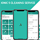 ionic 5 cleaning services app template