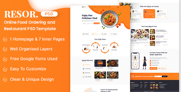 Resor - Restaurant - ThemeForest 27635554