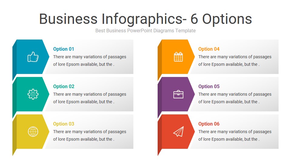 Business PowerPoint Infographics Diagrams Template, Presentation Templates