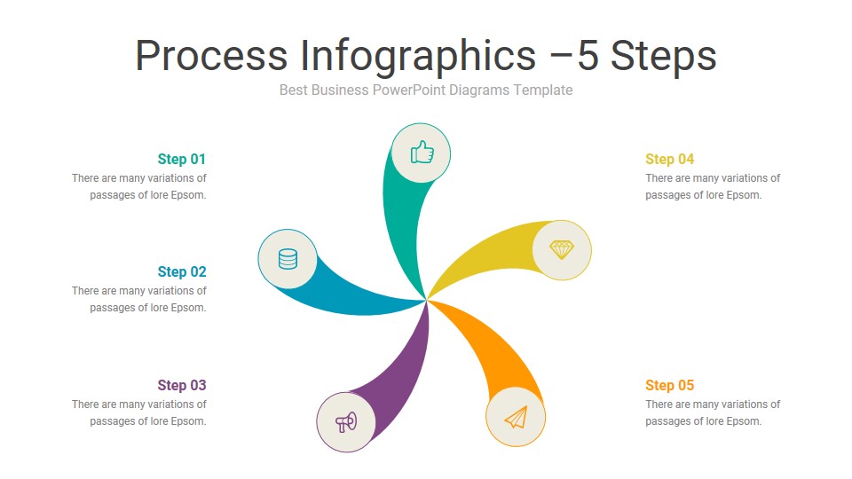 Business PowerPoint Infographics Diagrams Template, Presentation Templates