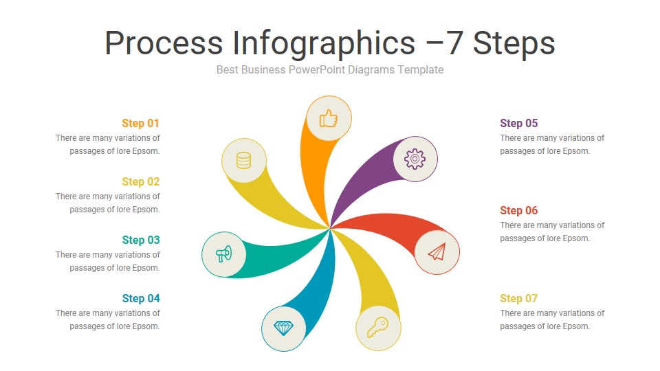 Business PowerPoint Infographics Diagrams Template, Presentation Templates