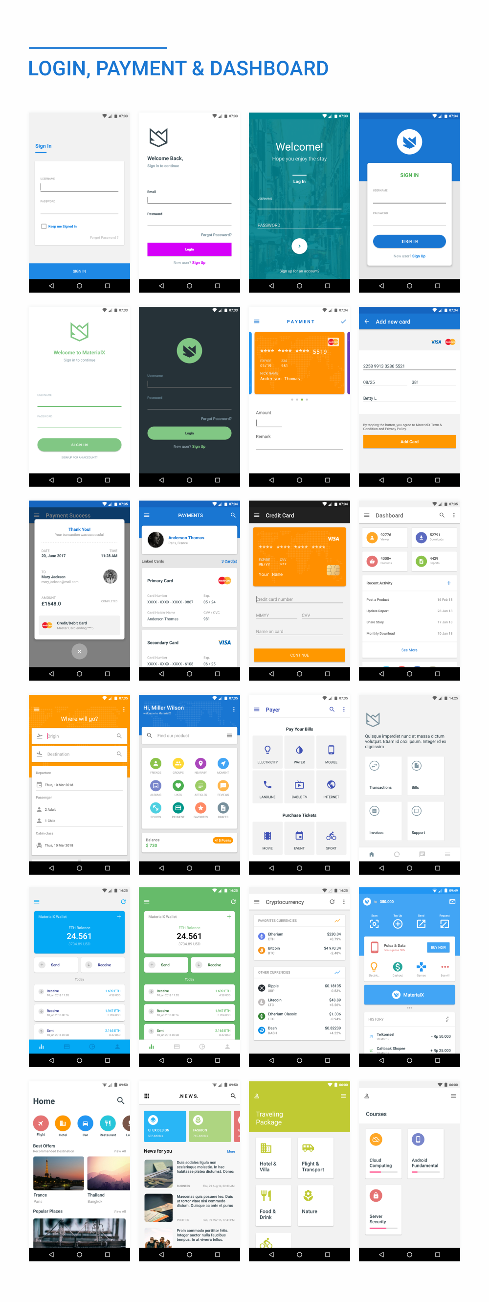 MaterialX - Android Material Design UI Components 2.7 by dream_space