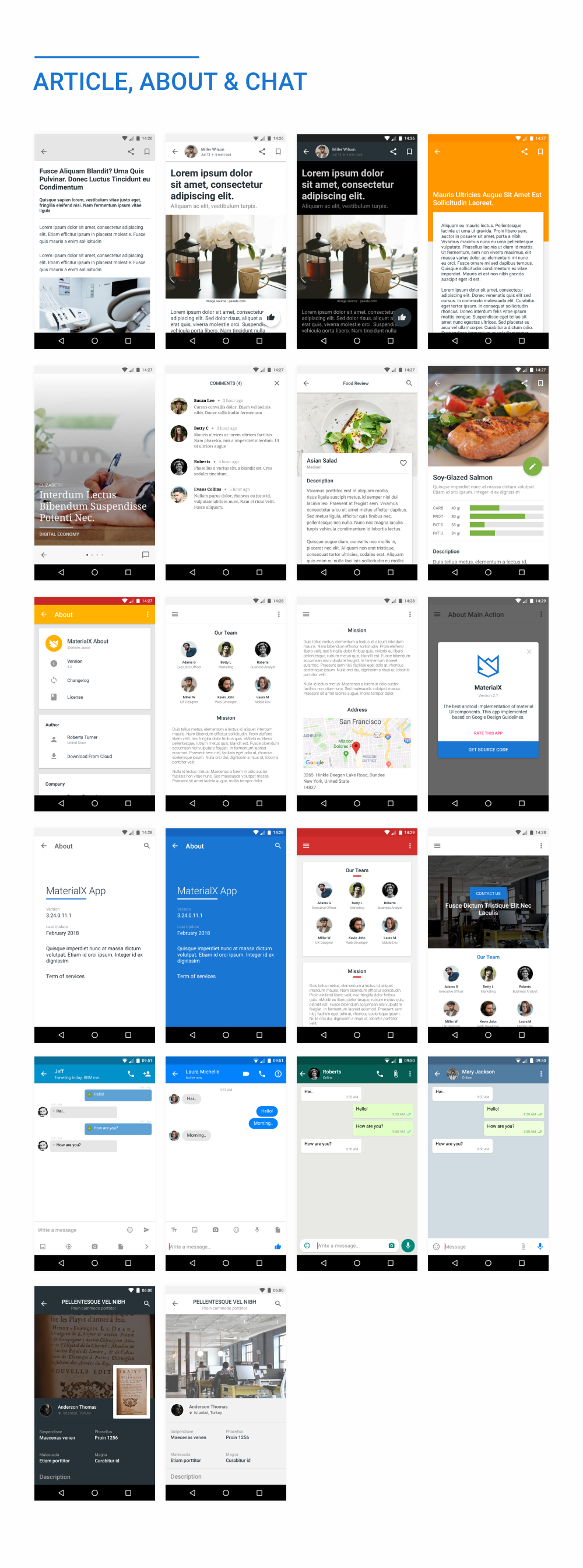 MaterialX - Android Material Design UI Components 2.7 by dream_space