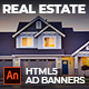 Real Estate Multi-Purpose AD BANNER Adobe Animate CC
