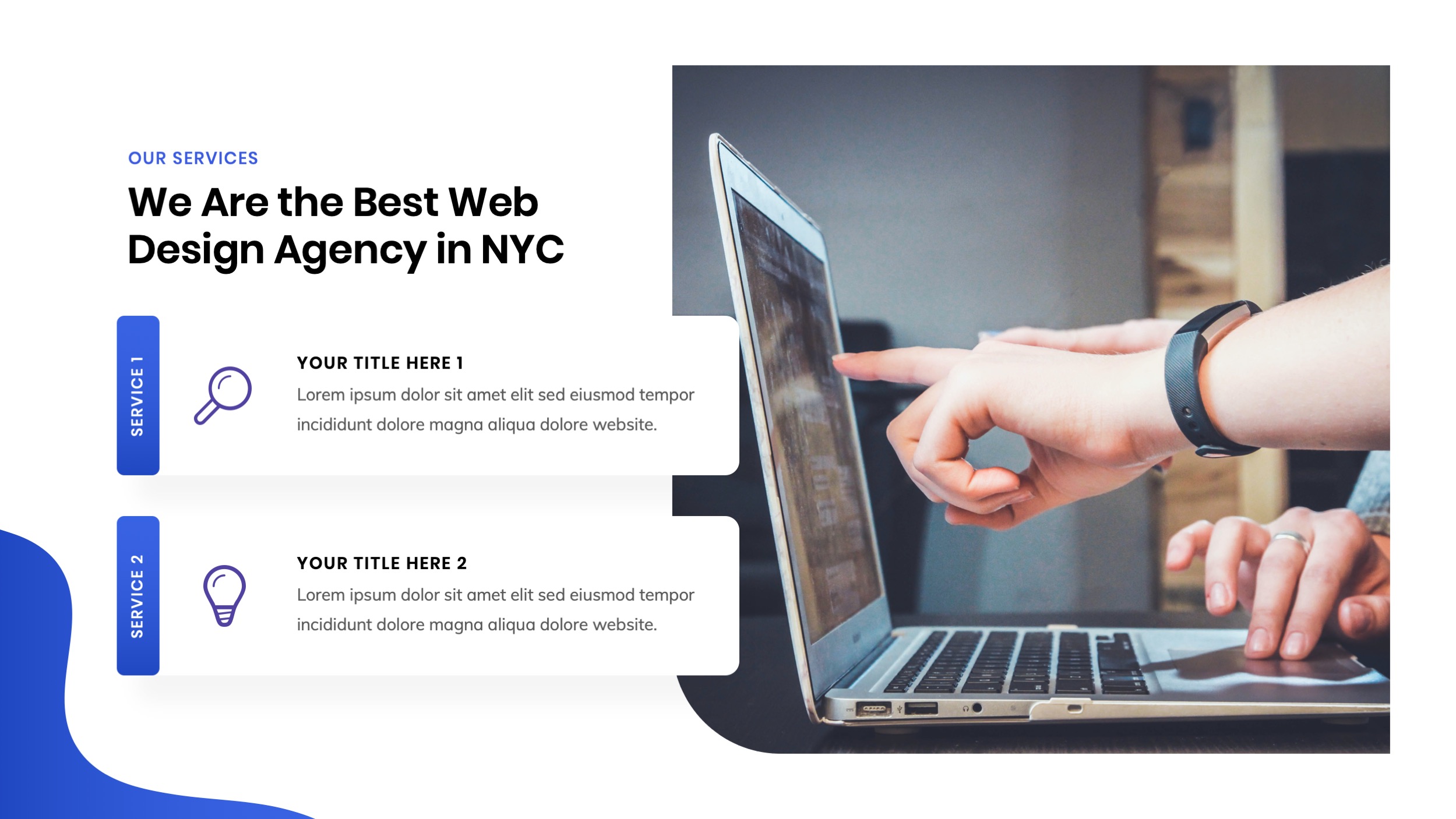 Web Design Agency Presentation Slides Template, Presentation Templates