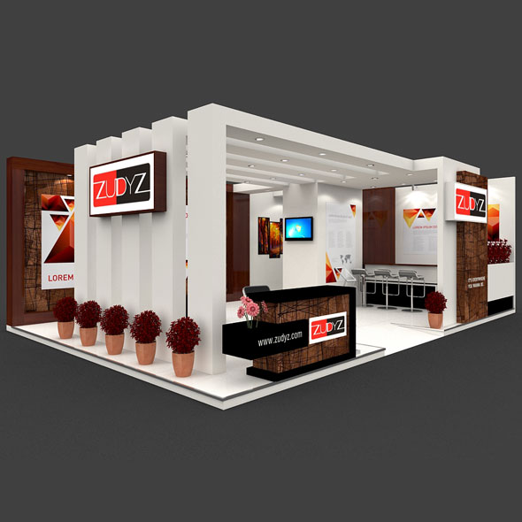 Exhibition Booth 3D - 3Docean 27799486