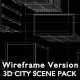 3D City Scene Pack Wireframe - VideoHive Item for Sale