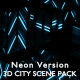 3D City Scene Pack Neon - VideoHive Item for Sale