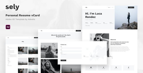 Sely - Personal - ThemeForest 27802446