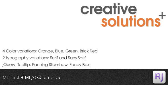 Incredible Creative Solutions HTML/CSS Template