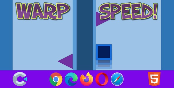 Warp Speed - HTML5 Game + Admob (Construct 3 | Construct 2 | c3p | capx)