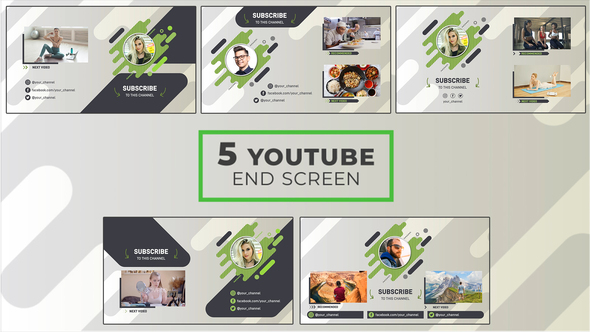 Clean Youtube End - VideoHive 27807253