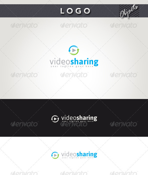 Video Sharing Logo
