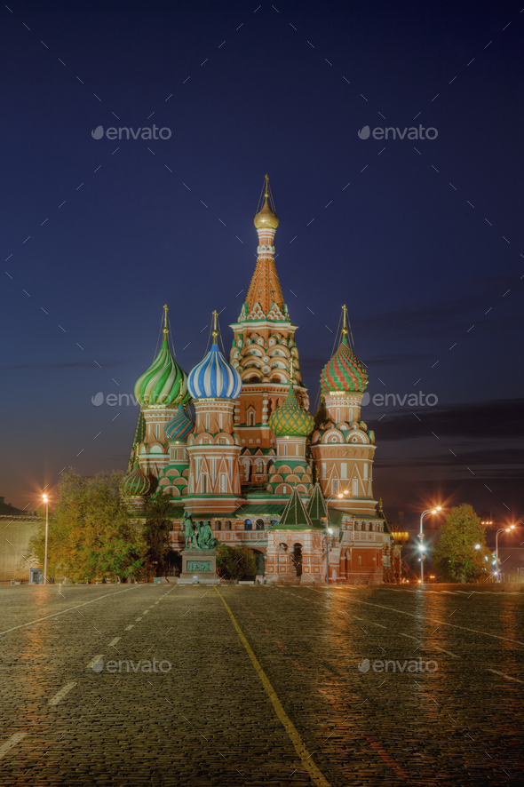 54623,Saint Basil's Cathedral and Red Square, Moscow, Russia