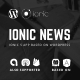Ionic 5 News Blog App For WordPress
