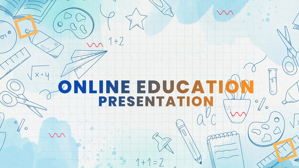 Online Education Presentation - VideoHive 27818155