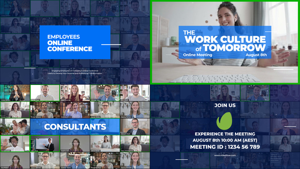 Online Meeting Video Conference Promo