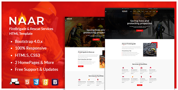 Top Naar - Fire Brigade Responsive HTML Template