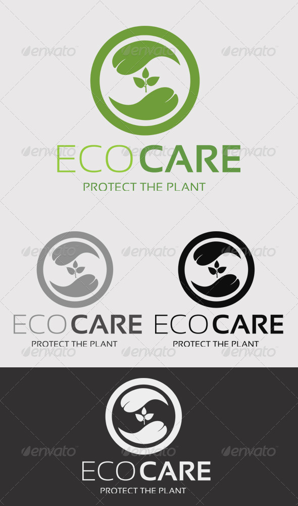 Eco Care Logo - Nature Logo Templates