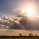 Timelapse of Sun Rays Emerging Through Fluffy Clouds, Trust and Hope, Heaven - VideoHive Item for Sale