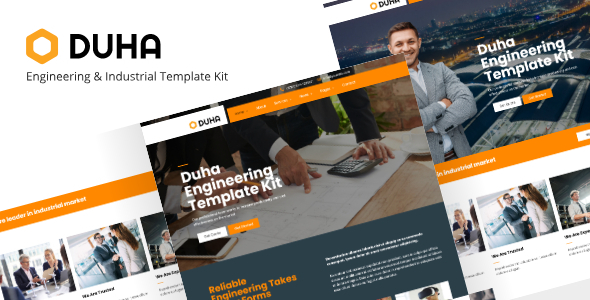 Duha - Engineering & Industrial Elementor Template Kit