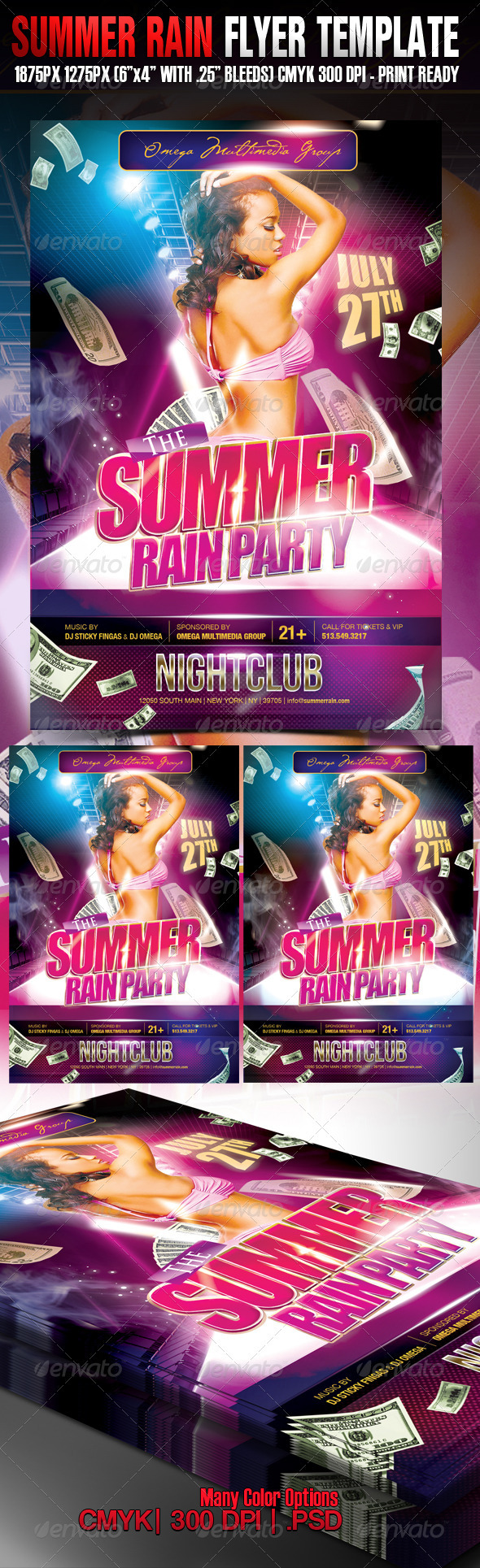 Summer Rain - Clubs & Parties Events