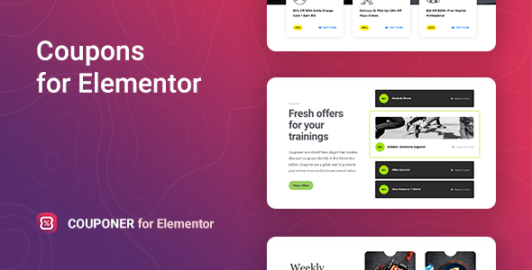Couponer – Discount Coupons for Elementor