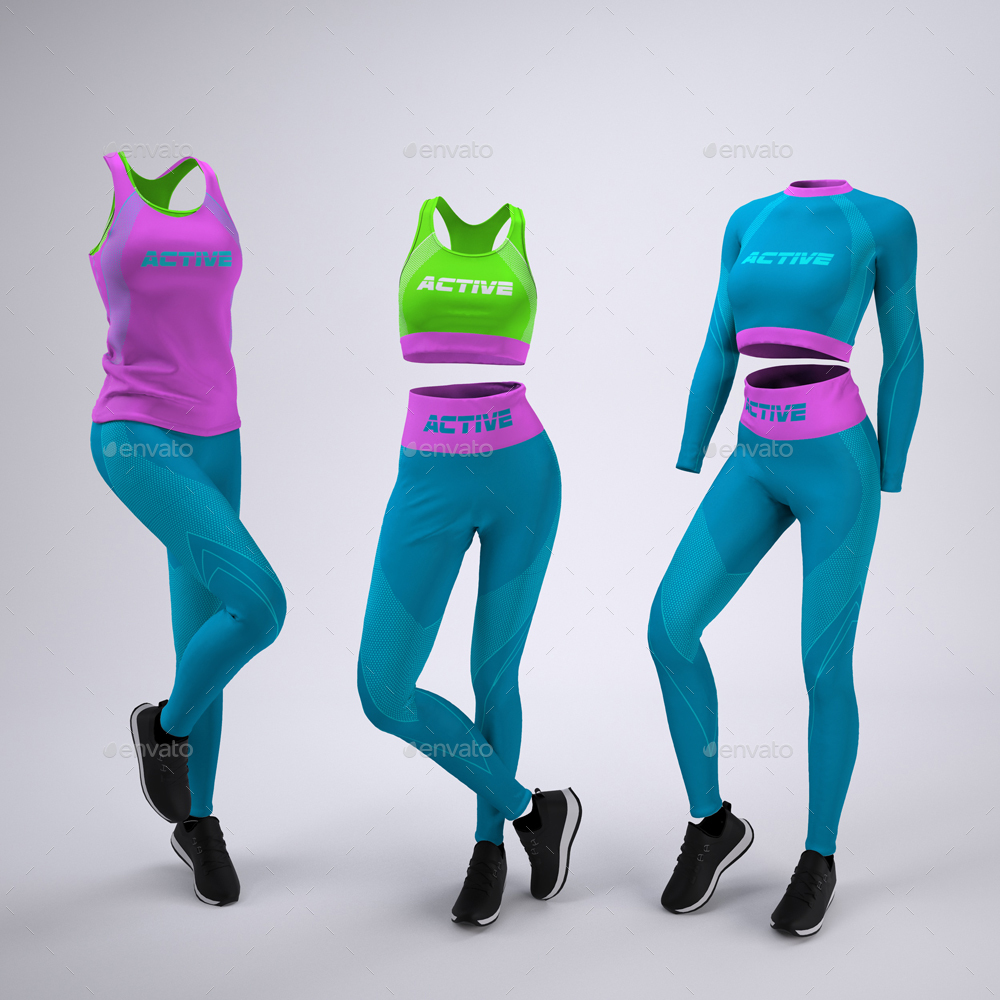 Download Woman S Workout Outfit Mock Up By Sanchi477 Graphicriver