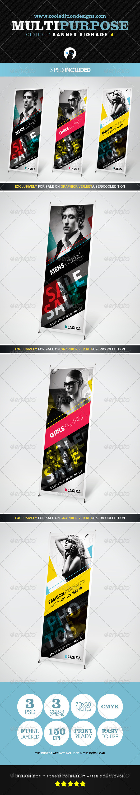 Multipurpose Outdoor Banner Signage 4 - Signage Print Templates