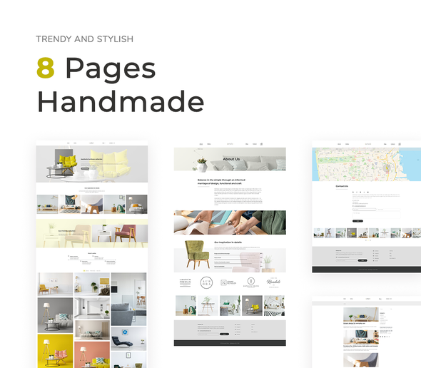 Enkel ? Furniture Company Elementor Template Kit