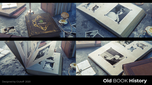 Old Book History - VideoHive 27845523