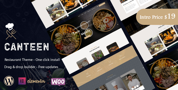 Canteen – Restaurant WordPress Theme