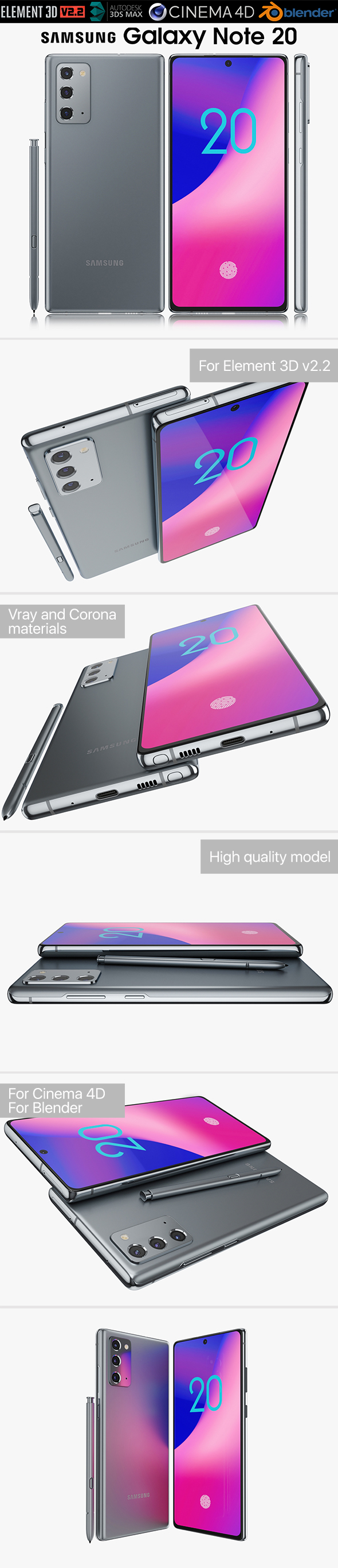 Samsung Galaxy Note - 3Docean 27853007