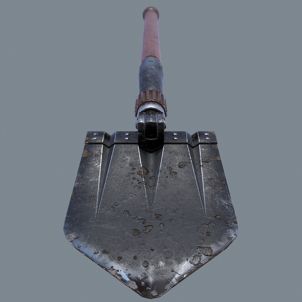 German sapper shovel - 3Docean 27856974