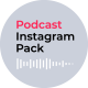 Podcast Instagram Pack | Vertical and Square - VideoHive Item for Sale