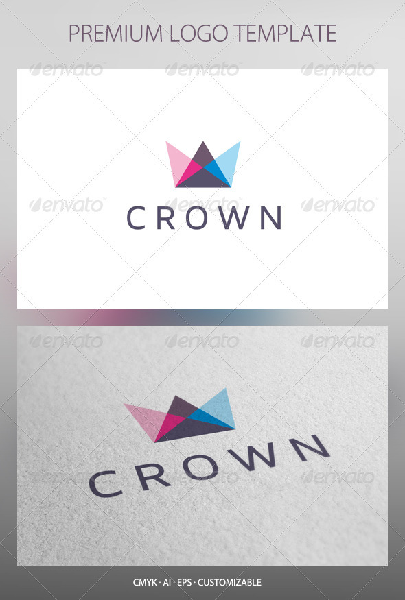 Crown Logo Template - Objects Logo Templates