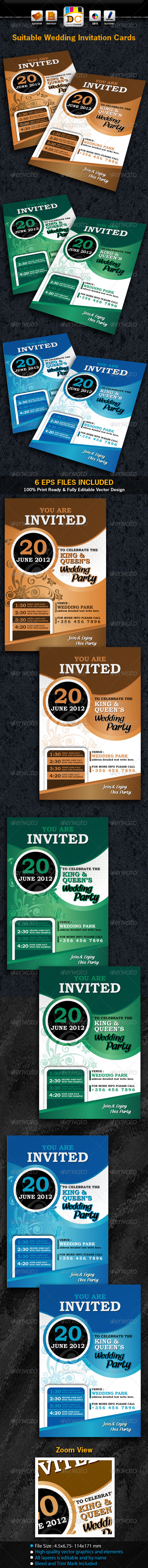 Suitable Wedding/Marriage Invitation Card Sets - Weddings Cards & Invites