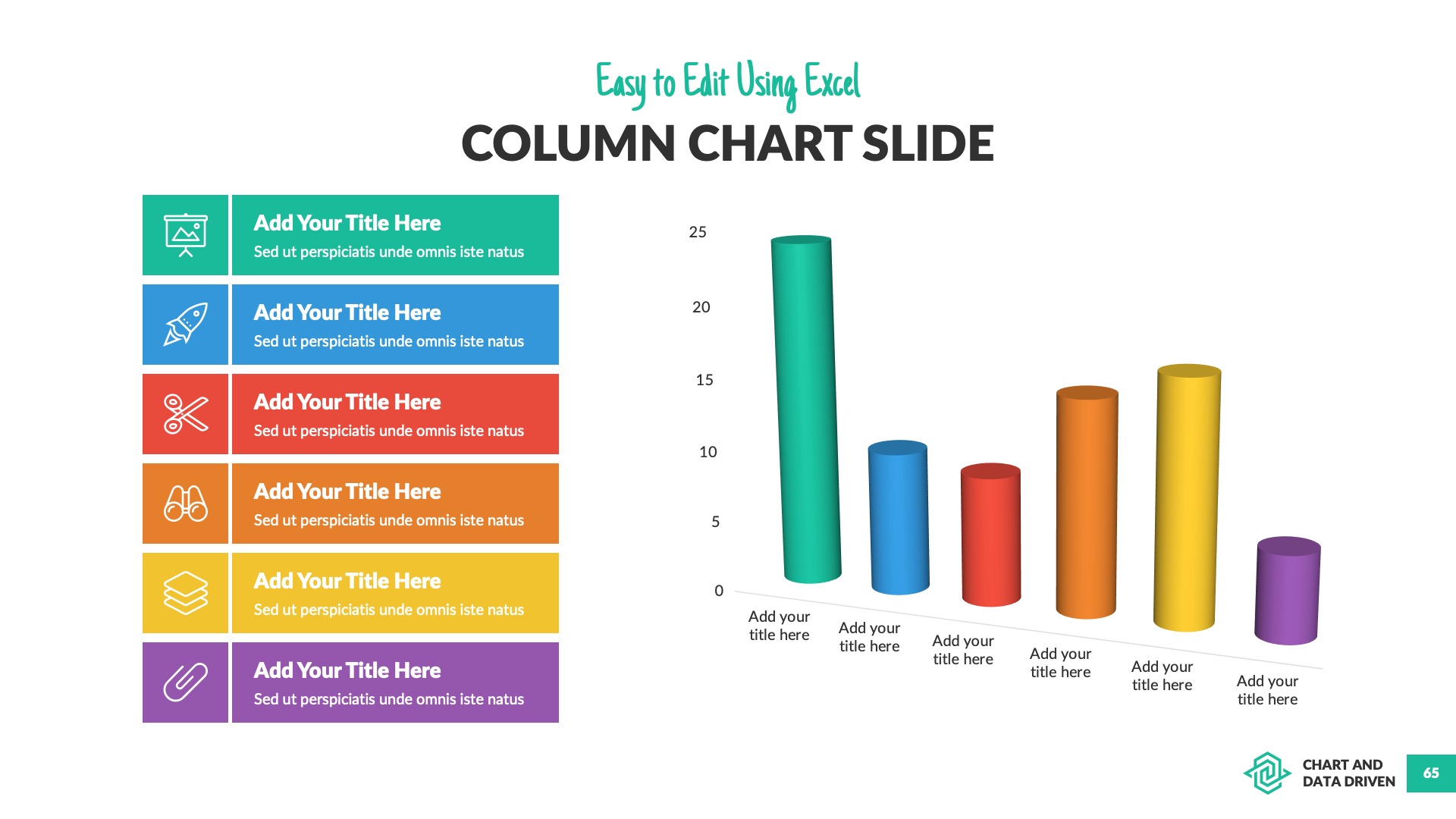 Chart and Data Driven 2 PowerPoint Presentation Template by Spriteit