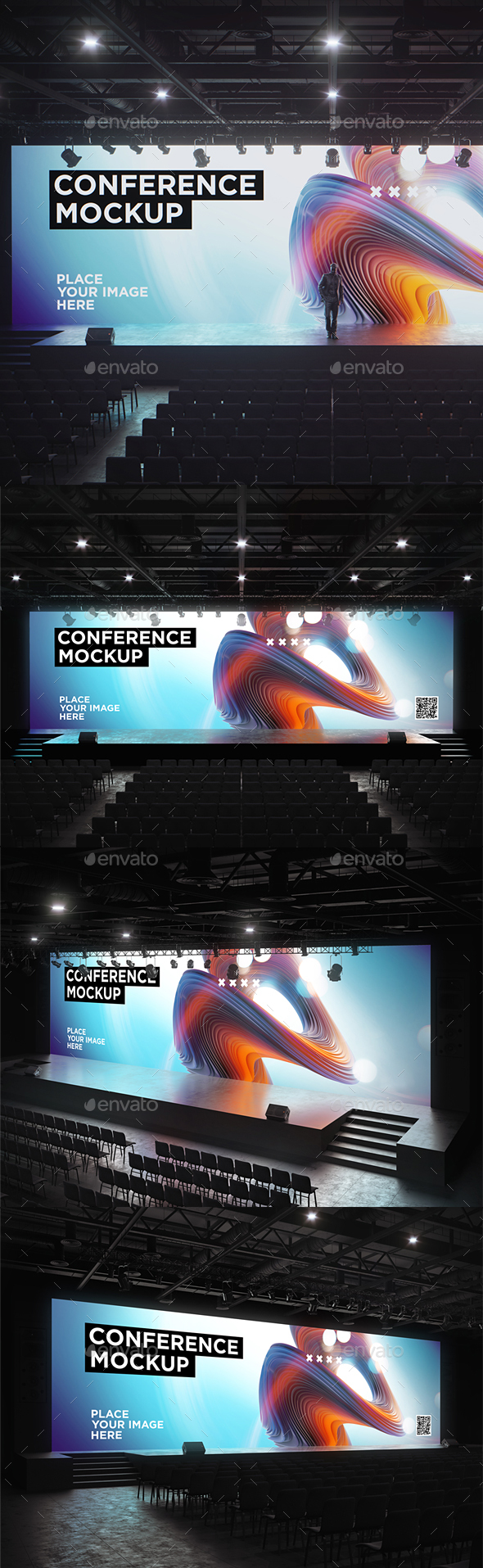 Download Conference Hall Screen Mockup By Tit0 Graphicriver