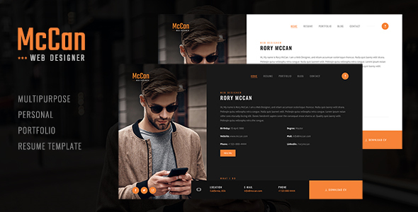 McCan - Creative - ThemeForest 25089170