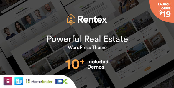 Rentex – Real Estate WordPress Theme