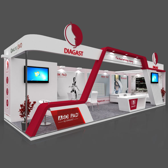Exhibition Booth 3D - 3Docean 27892624