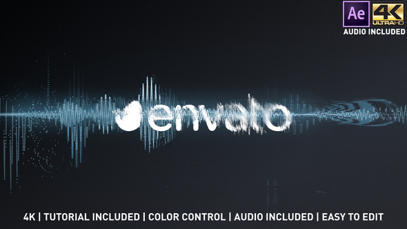 Glitch Audio Waves - VideoHive 27900883