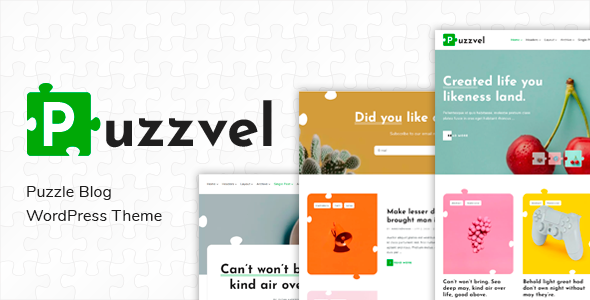 Puzzvel – Puzzle Blog WordPress Theme
