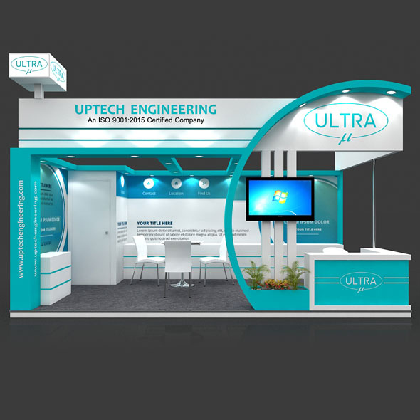 Exhibition Booth 3D - 3Docean 27905235