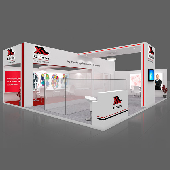 Exhibition Booth 3D - 3Docean 27905242