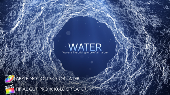 Water - Inspirational Titles - Apple Motion