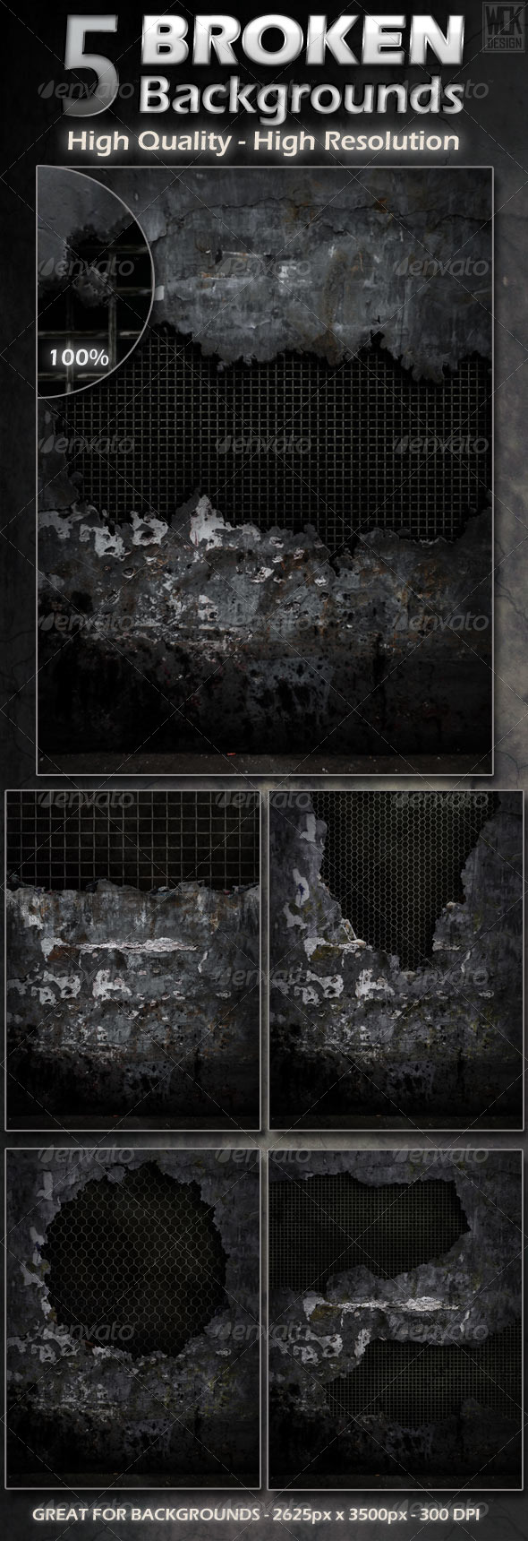 Broken Backgrounds - Urban Backgrounds